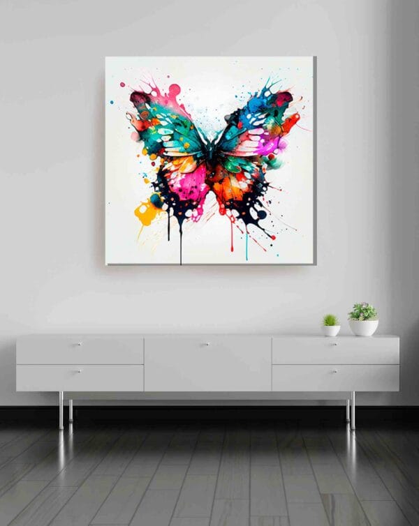 Mariposas manchas acuarela