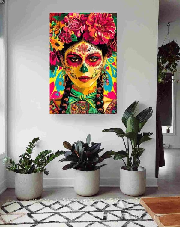 Catrina colores vivos