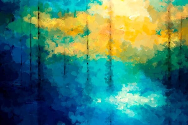 Pintura abstracta bosque - Image 2