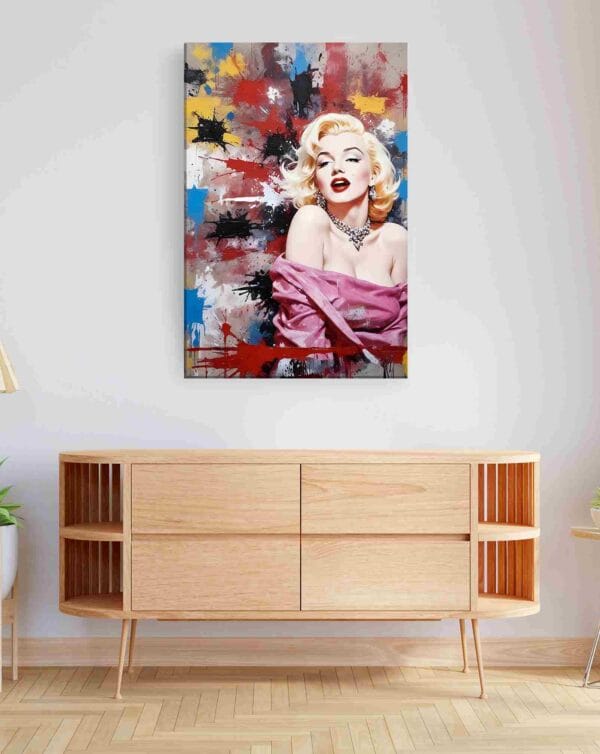 Marilyn Monroe fondo colores
