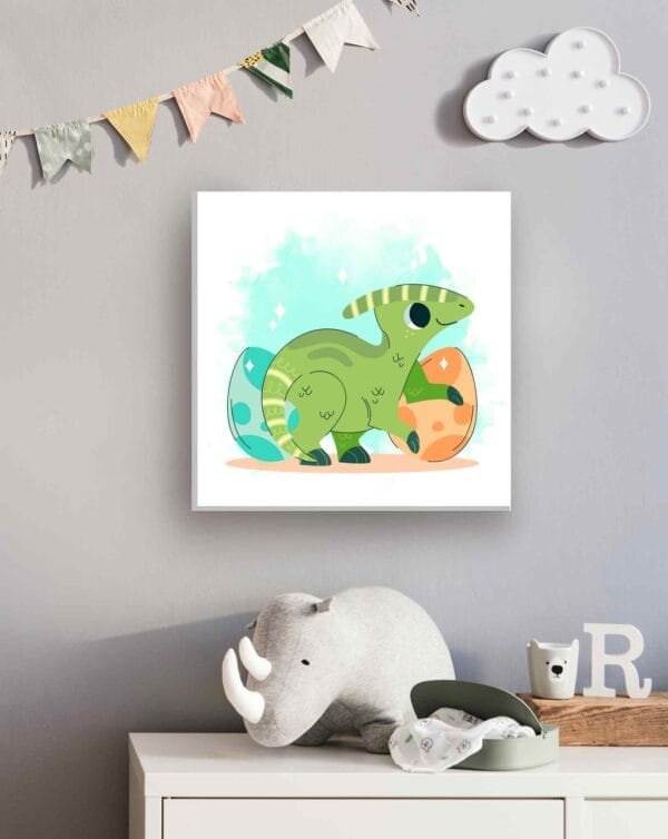 Bebé dinosaurio Parasaurio