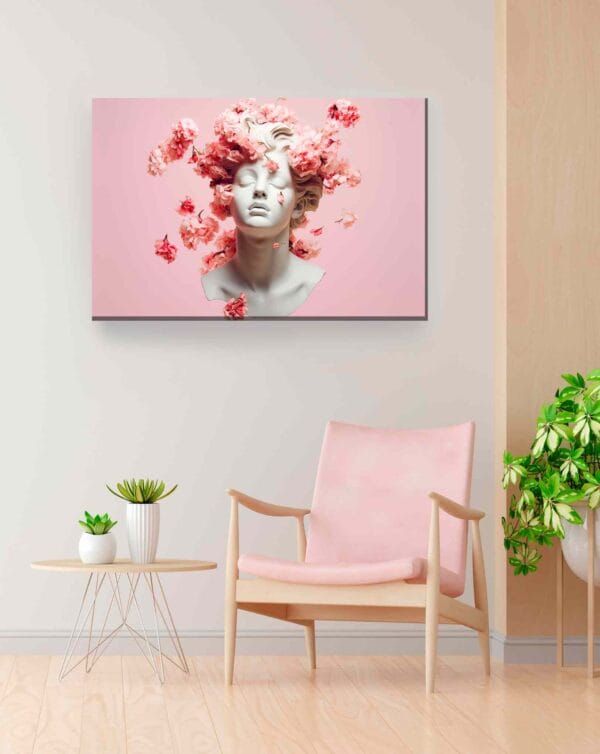 Escultura rosa