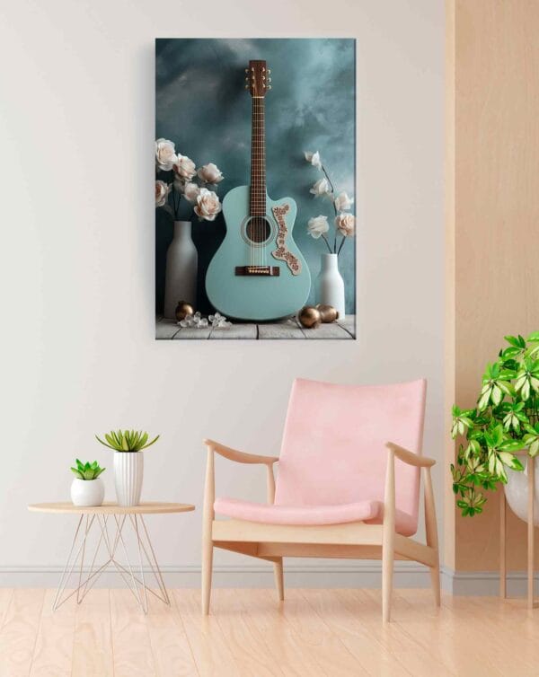 Guitarra azul