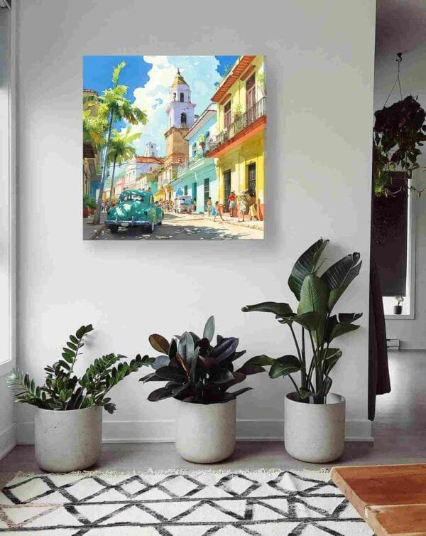 Paisaje playa latina