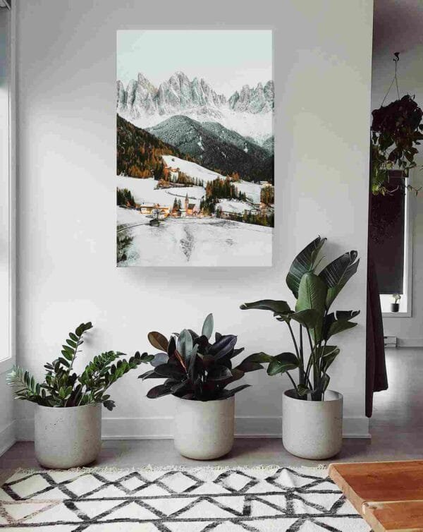 Pueblo nevado