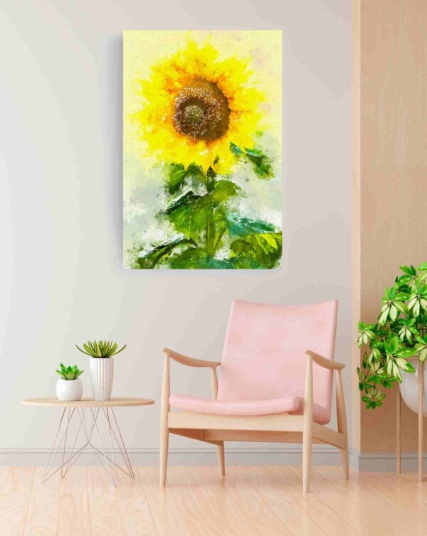 Girasol impresionismo