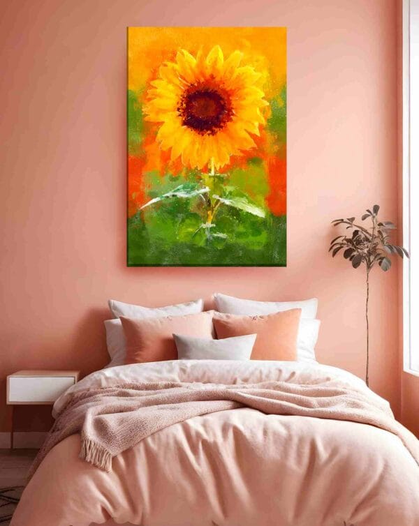 Girasol pinceladas