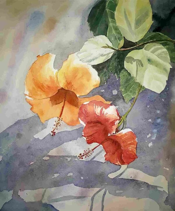 Hibiscus acuarela - Image 2