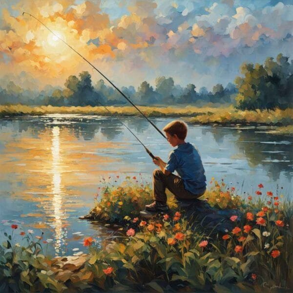 Niño pescando - Image 2