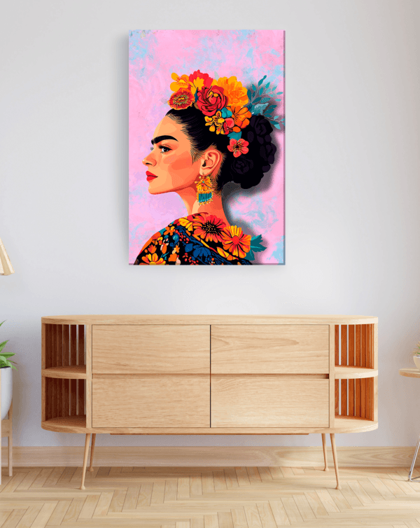 Frida flores y color
