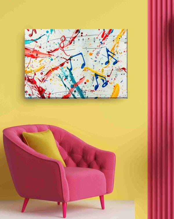 Notas musicales color