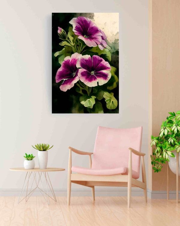 Petunias moradas