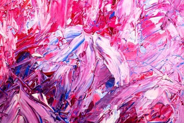 Pintura abstracta rosa - Image 2