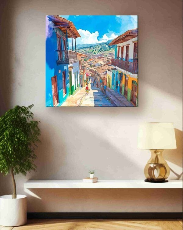 Pintura pueblo