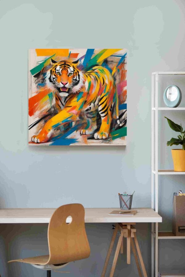 Tigre pinceladas