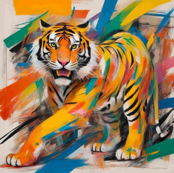Tigre pinceladas - Image 2