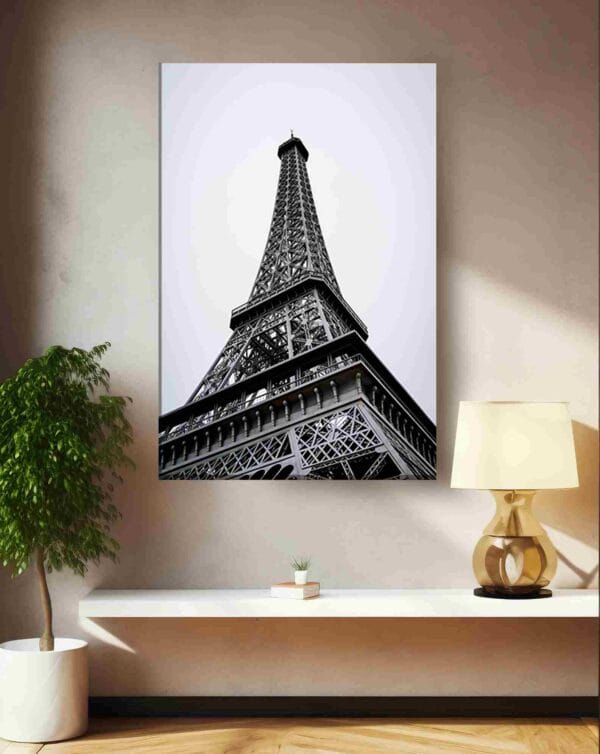 Torre Eiffel blanco y negro