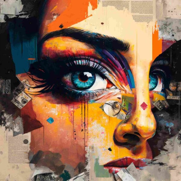 Pintura ojos azules - Image 2