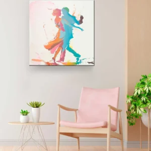 Bailarines pinceladas