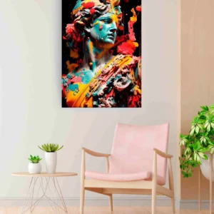 Escultura gotas pintura