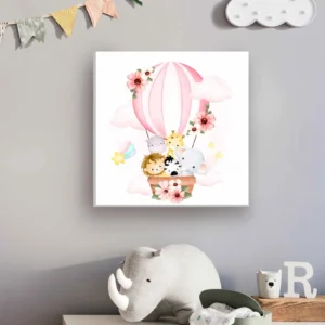 Animalitos globo rosa