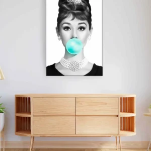 Audrey Hepburn chicle