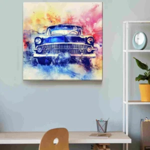 Auto clásico frente