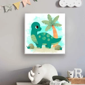 Bebé dinosaurio cuello largo