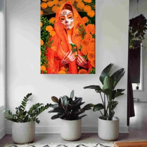 Catrina cempasúchil