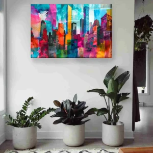 Ciudad pintura colores