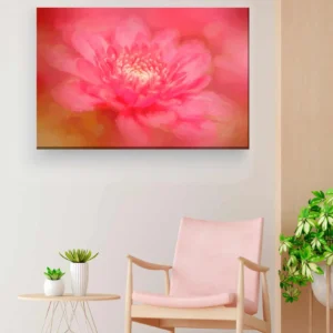 Crisantemo rosa pinceladas