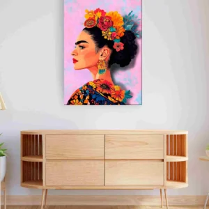 Frida flores y color
