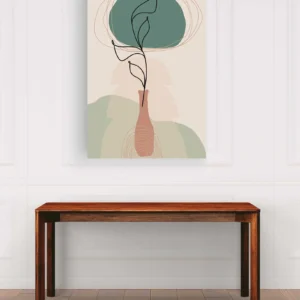 Jarrón manchas verdes