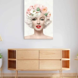 Marilyn Monroe corona flores