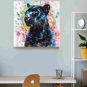 Pantera manchas colores