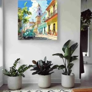 Paisaje playa latina