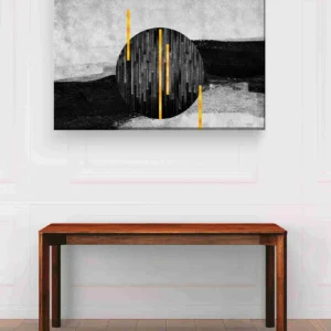 Pintura dorado y negro