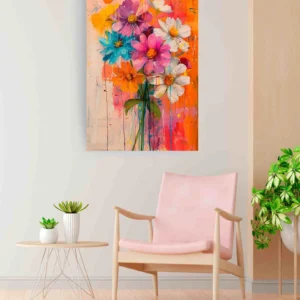 Pintura margaritas colores