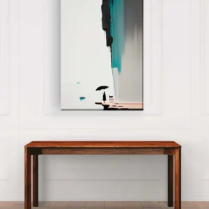 Pintura paraguas rectángulo