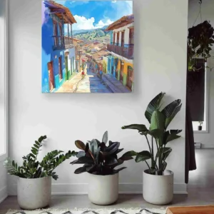 Pintura pueblo