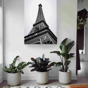 Torre Eiffel blanco y negro