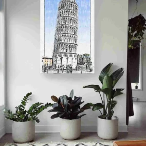 Torre Pisa Sketch