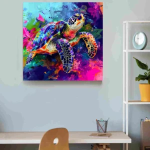 Tortuga explosión colores