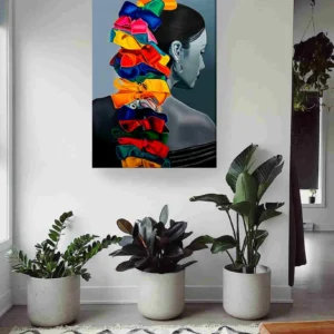 Trenza moños colores