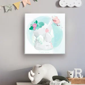 Bebé elefante mariposa