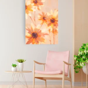 Flores blancas contraluz