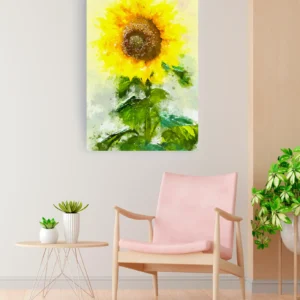 Girasol impresionismo