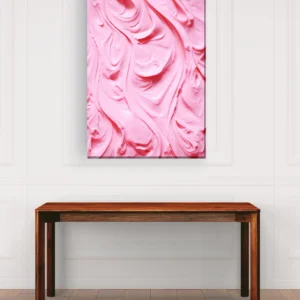 Pintura rosa derretida