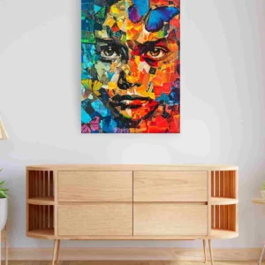 Rostro niño colores