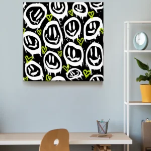 Smile blanco y negro